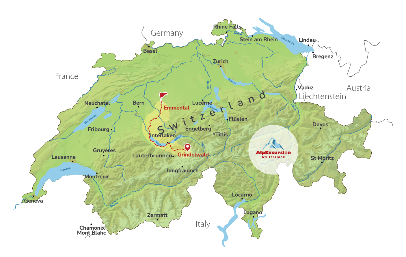 Emmental Countryside & Cheese Experience - Private trip from Grindelwald